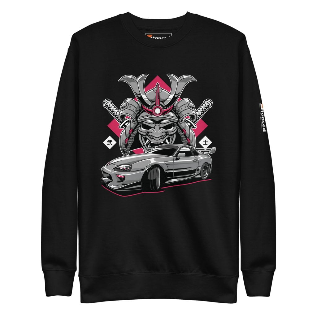 Toyota Supra MKIV Sweatshirt “The Samurai”  – Unisex Premium