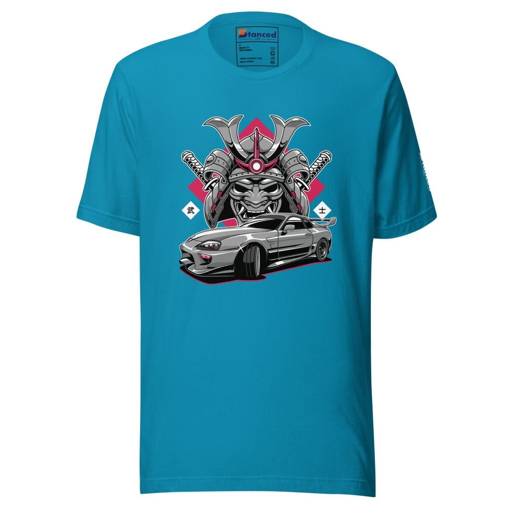 Toyota Supra MKIV T-shirt “The Samurai” – Unisex