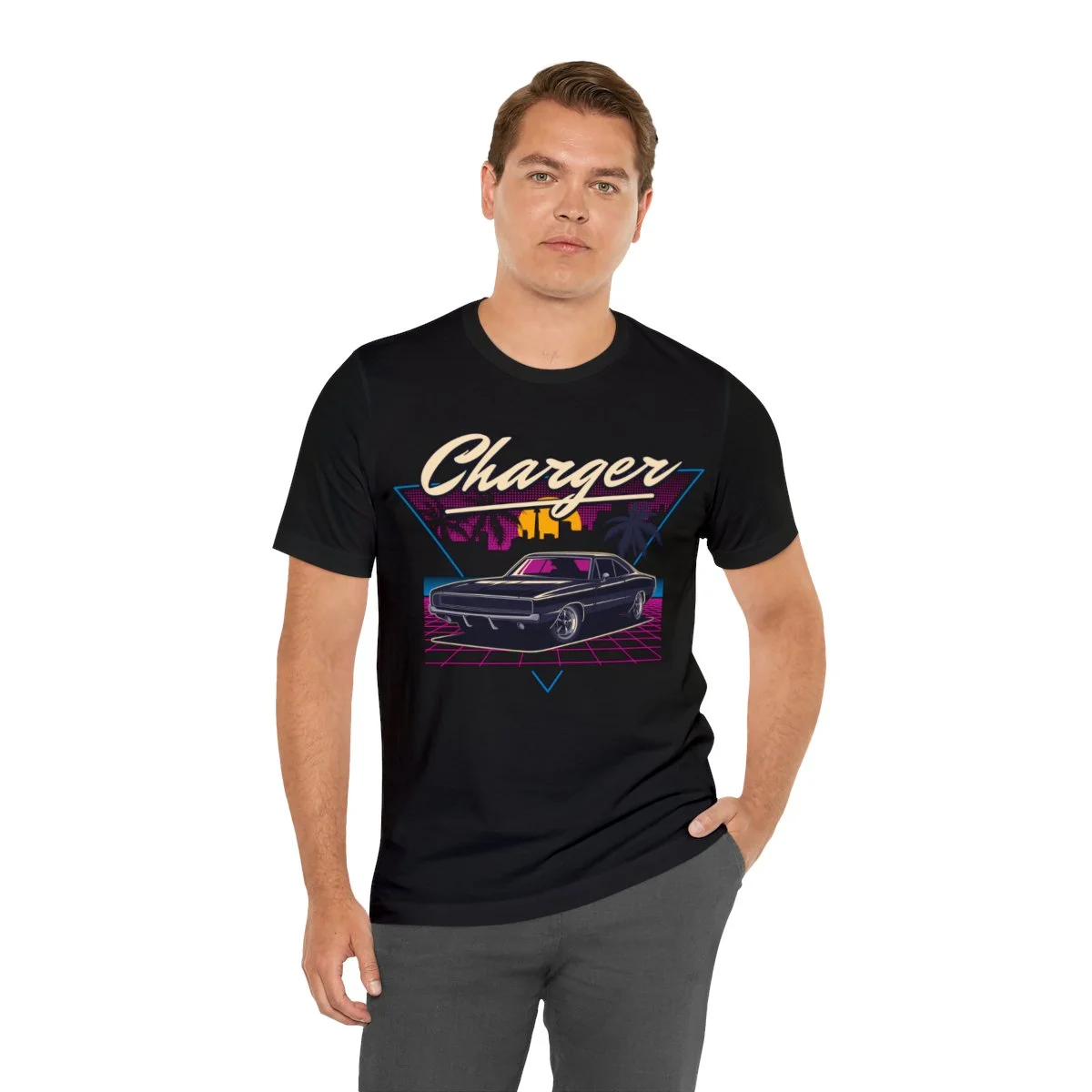 1970 Dodge Charger R/T Unisex Jersey Short Sleeve Tee - Image 30