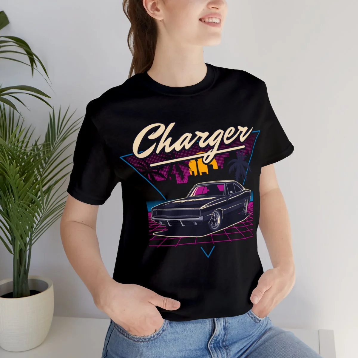 1970 Dodge Charger R/T Unisex Jersey Short Sleeve Tee - Image 33