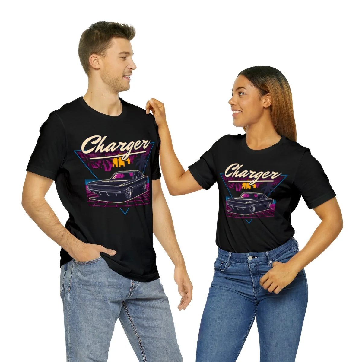 1970 Dodge Charger R/T Unisex Jersey Short Sleeve Tee - Image 34