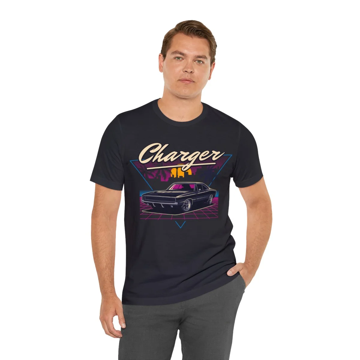 1970 Dodge Charger R/T Unisex Jersey Short Sleeve Tee - Image 42