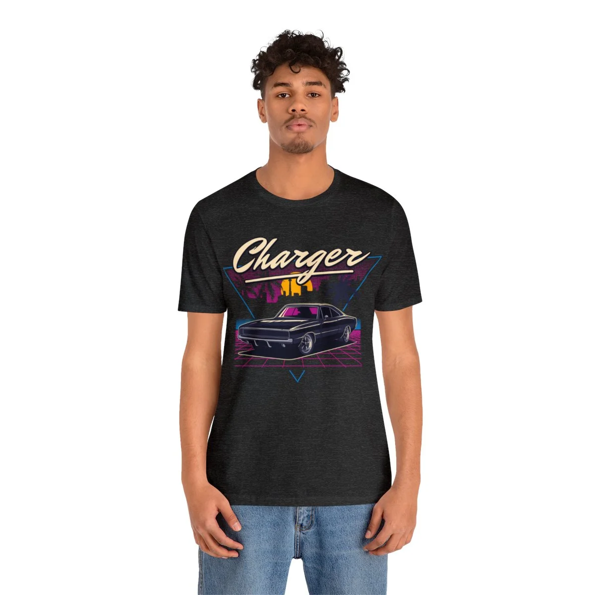1970 Dodge Charger R/T Unisex Jersey Short Sleeve Tee - Image 4