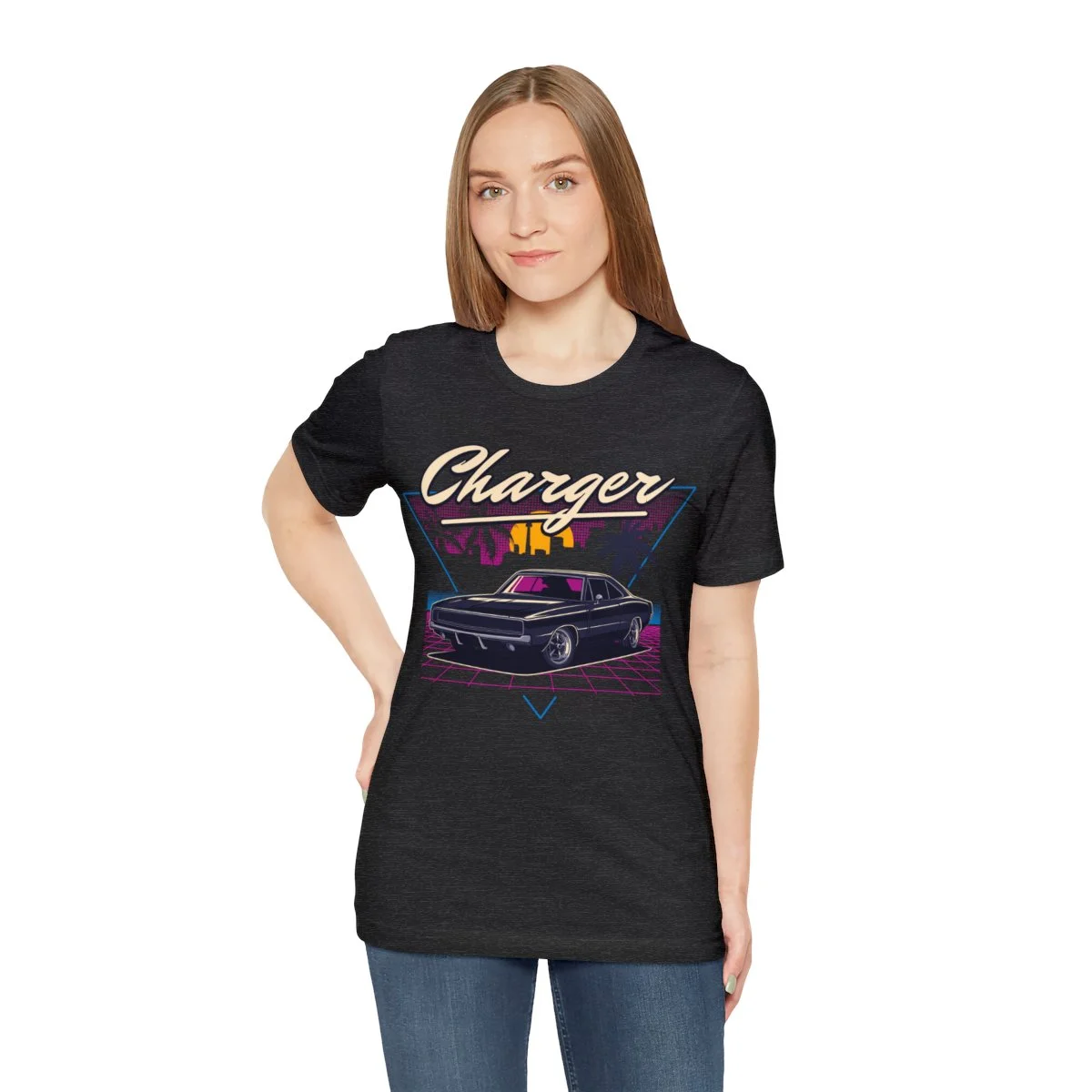 1970 Dodge Charger R/T Unisex Jersey Short Sleeve Tee - Image 5