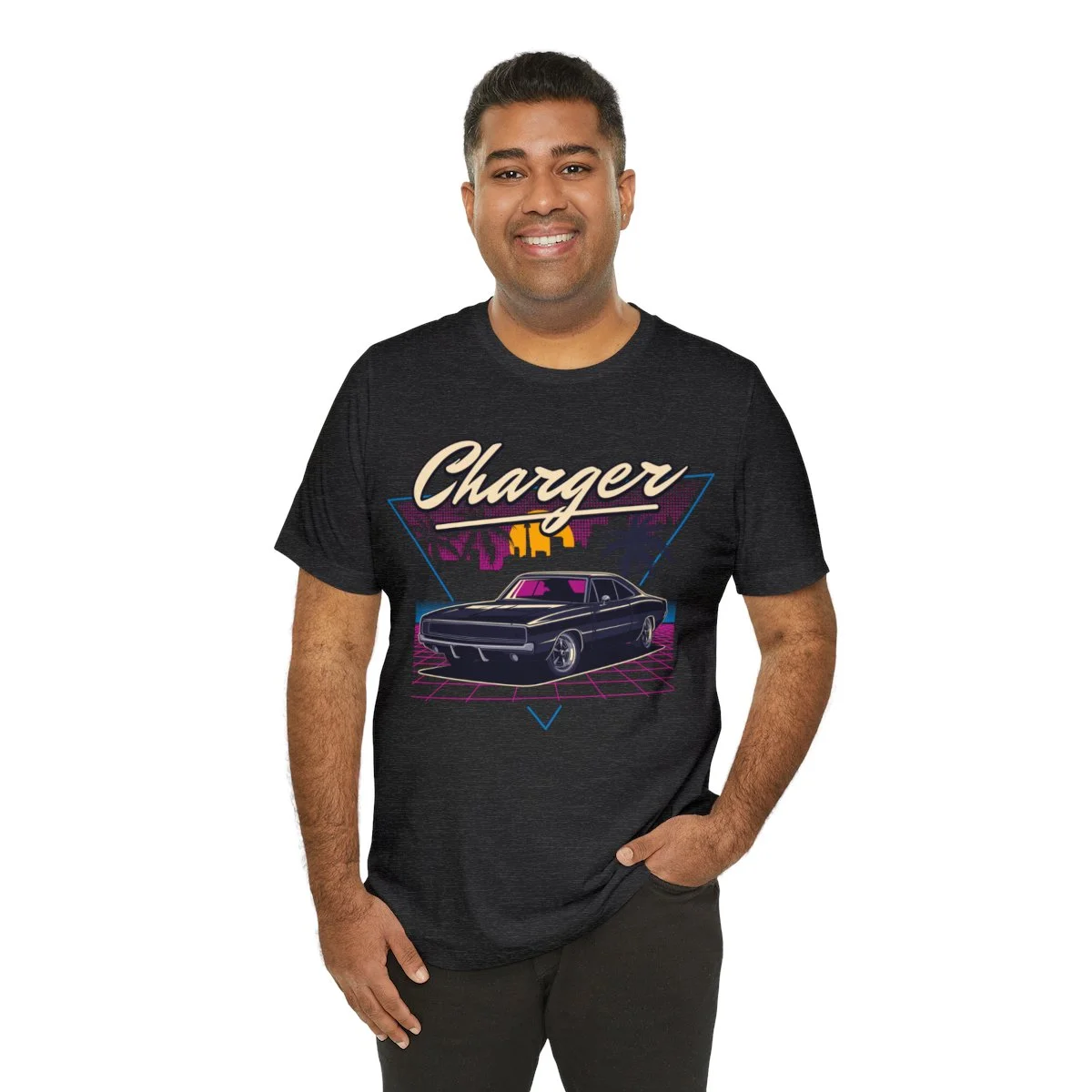1970 Dodge Charger R/T Unisex Jersey Short Sleeve Tee - Image 8
