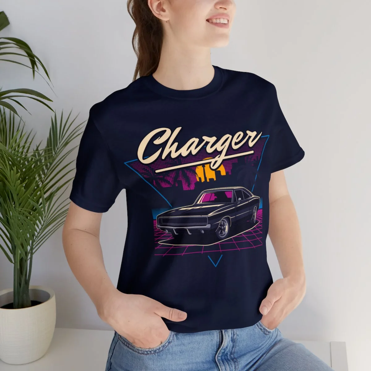 1970 Dodge Charger R/T Unisex Jersey Short Sleeve Tee - Image 57