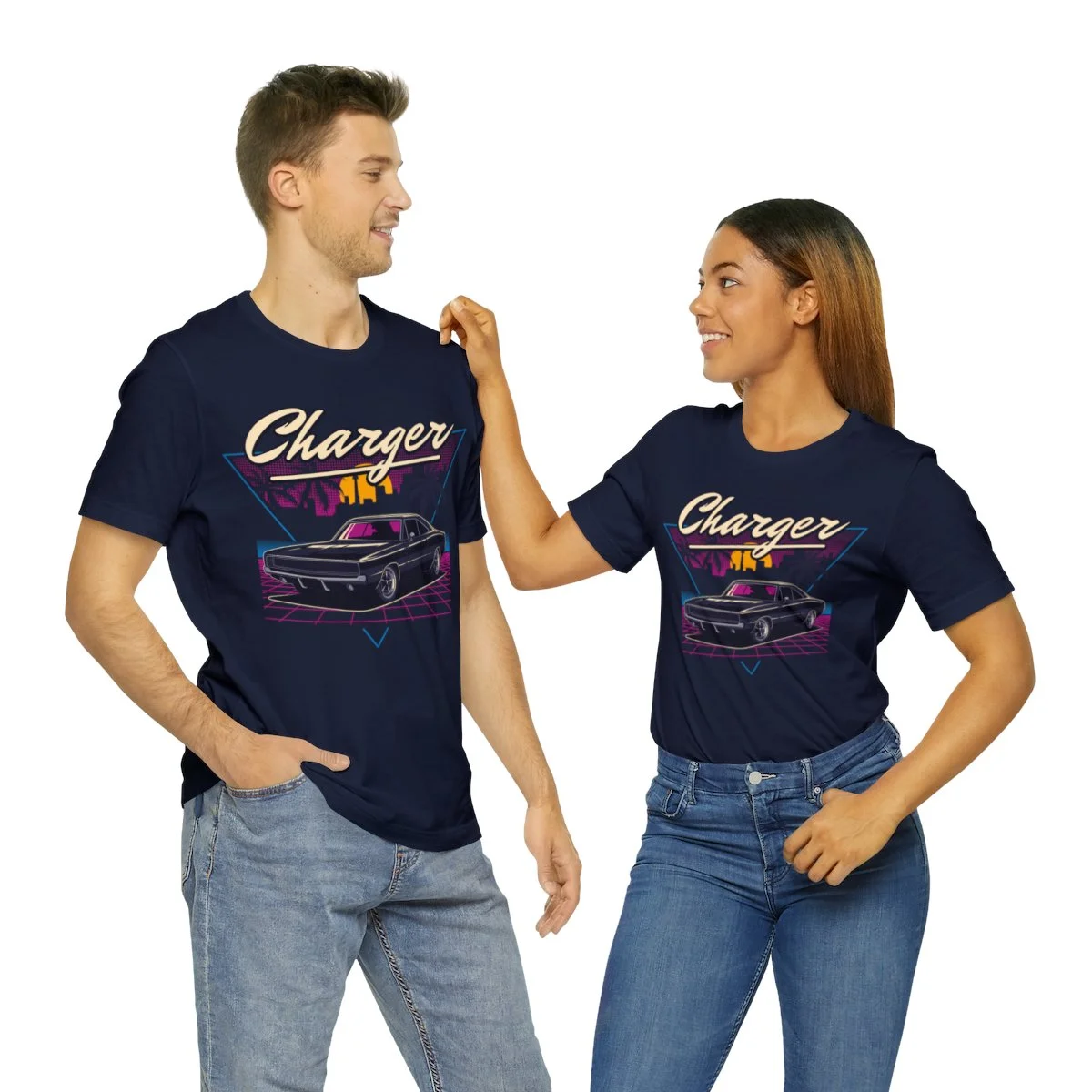 1970 Dodge Charger R/T Unisex Jersey Short Sleeve Tee - Image 58