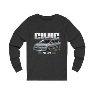 Honda Civic "FD2 Life" Unisex Jersey Long Sleeve Shirt