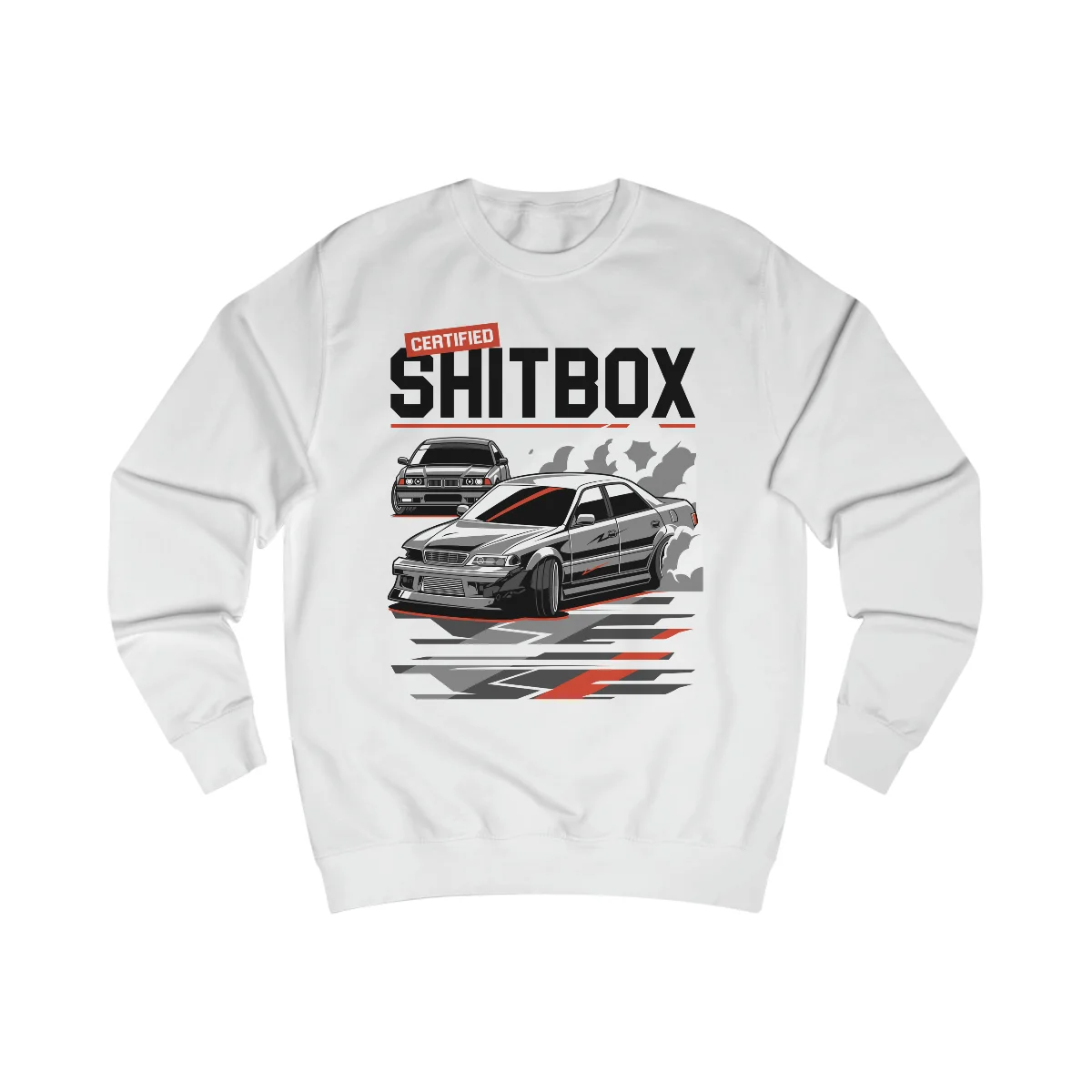 Certified Shitbox BMW & Chaser Men's Sweatshirt - Image 3