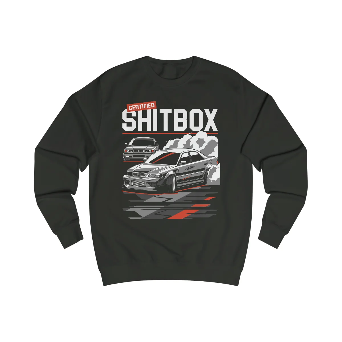 Certified Shitbox BMW & Chaser Men's Sweatshirt - Image 21
