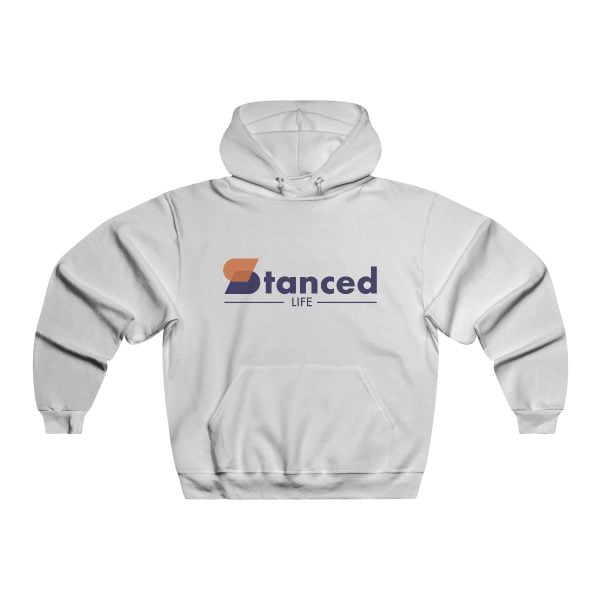 Men's NUBLEND® White Hooded Sweatshirt