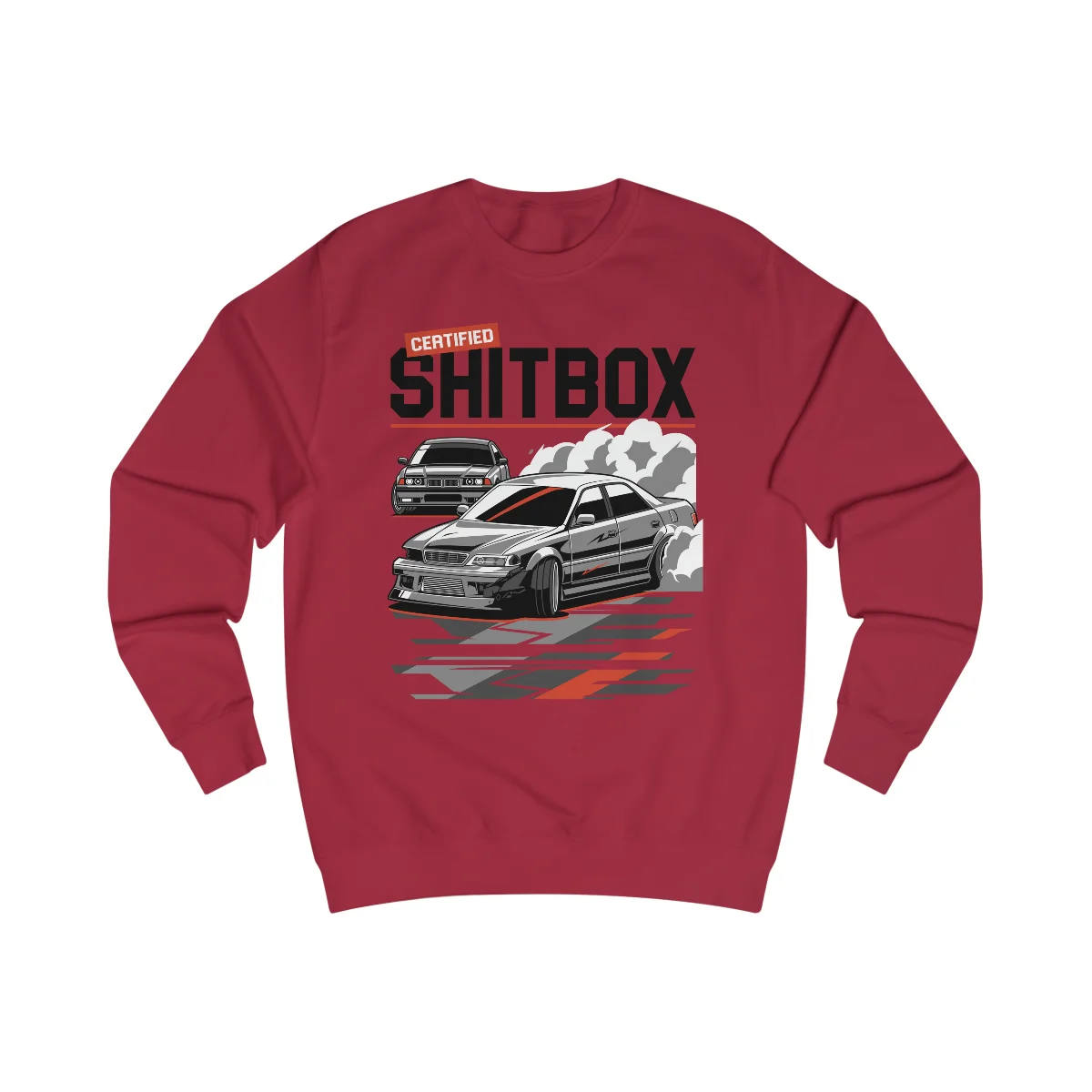 Certified Shitbox BMW & Chaser Men's Sweatshirt - Image 35