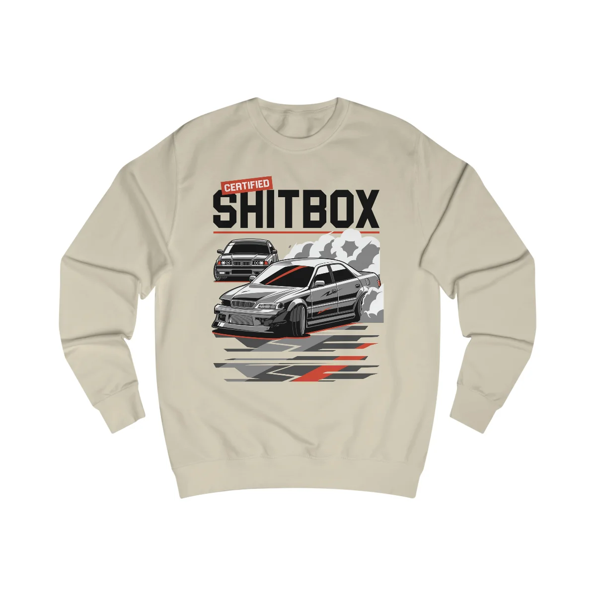 Certified Shitbox BMW & Chaser Men's Sweatshirt - Image 11