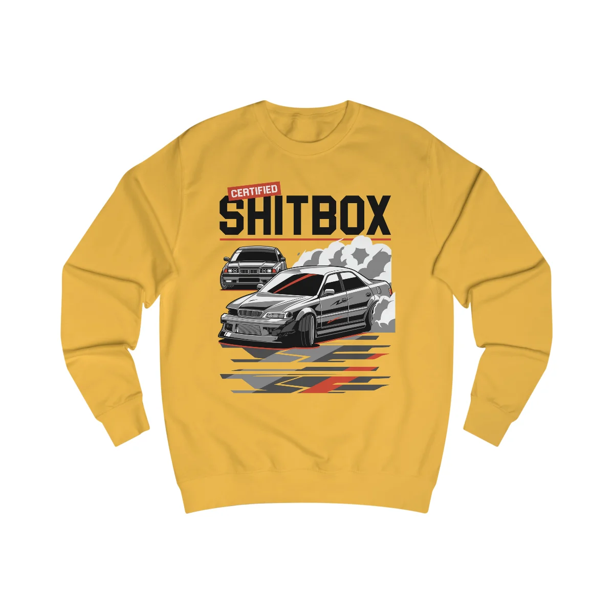 Certified Shitbox BMW & Chaser Men's Sweatshirt - Image 13