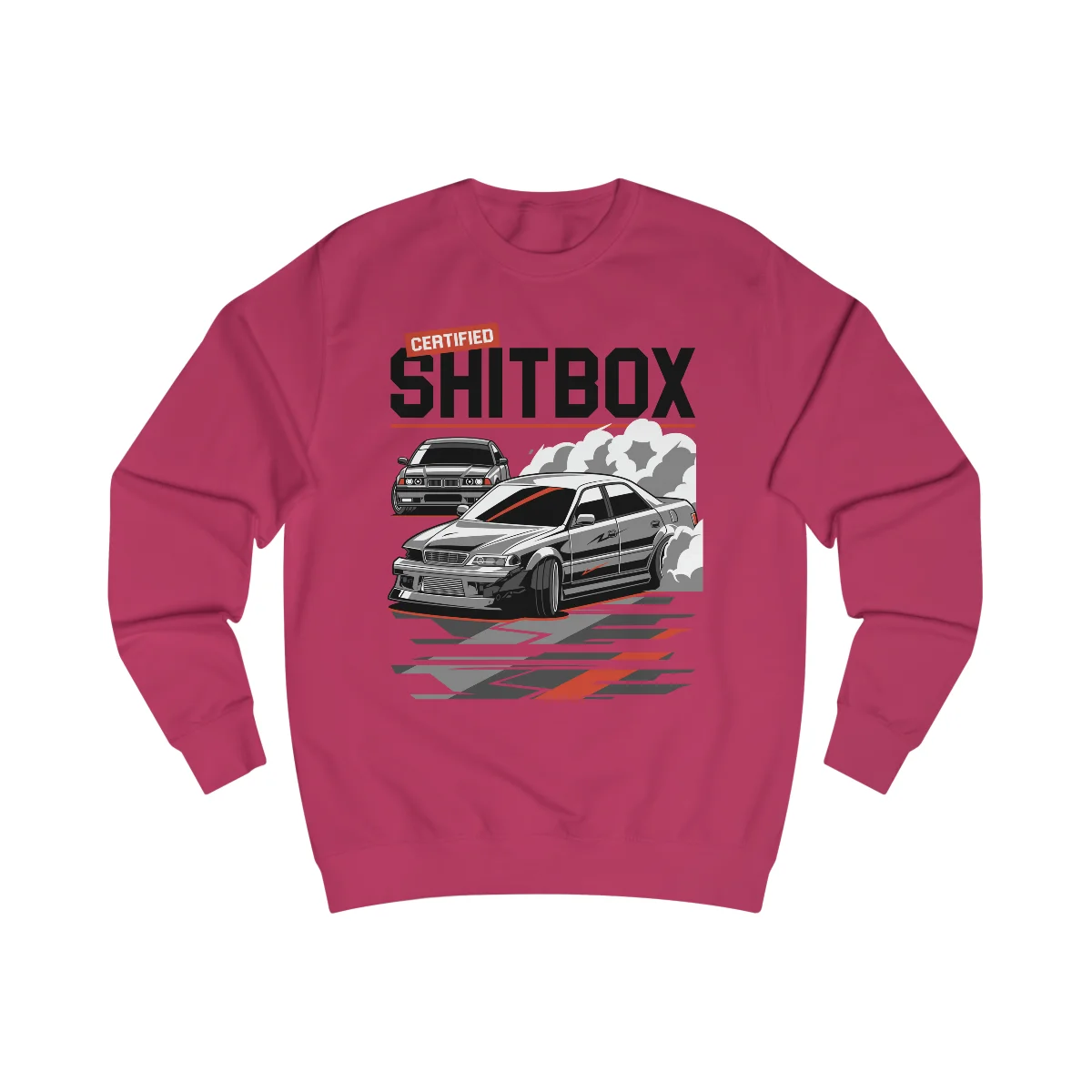 Certified Shitbox BMW & Chaser Men's Sweatshirt - Image 31