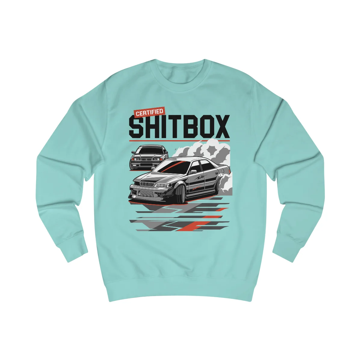 Certified Shitbox BMW & Chaser Men's Sweatshirt - Image 25