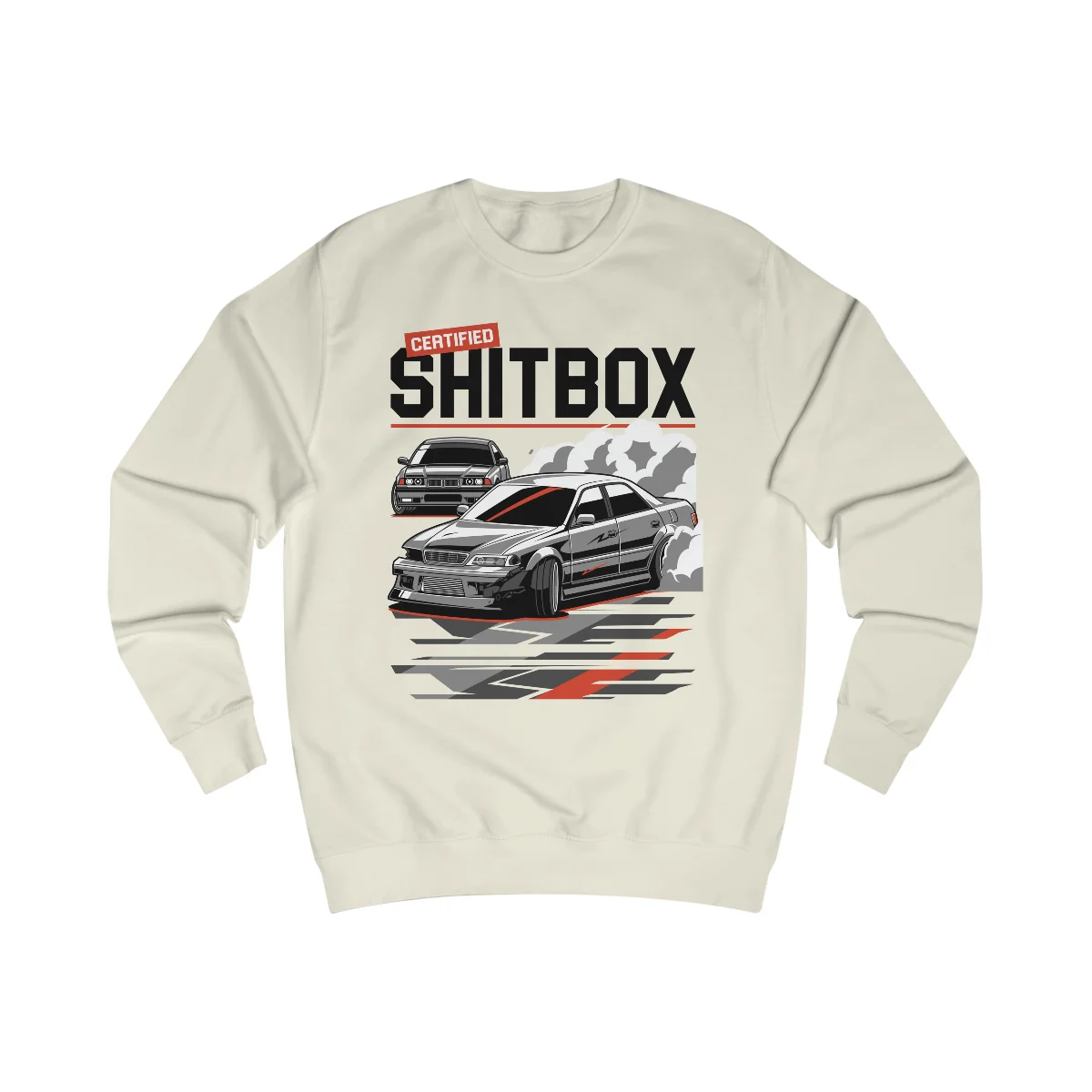 Certified Shitbox BMW & Chaser Men's Sweatshirt - Image 15