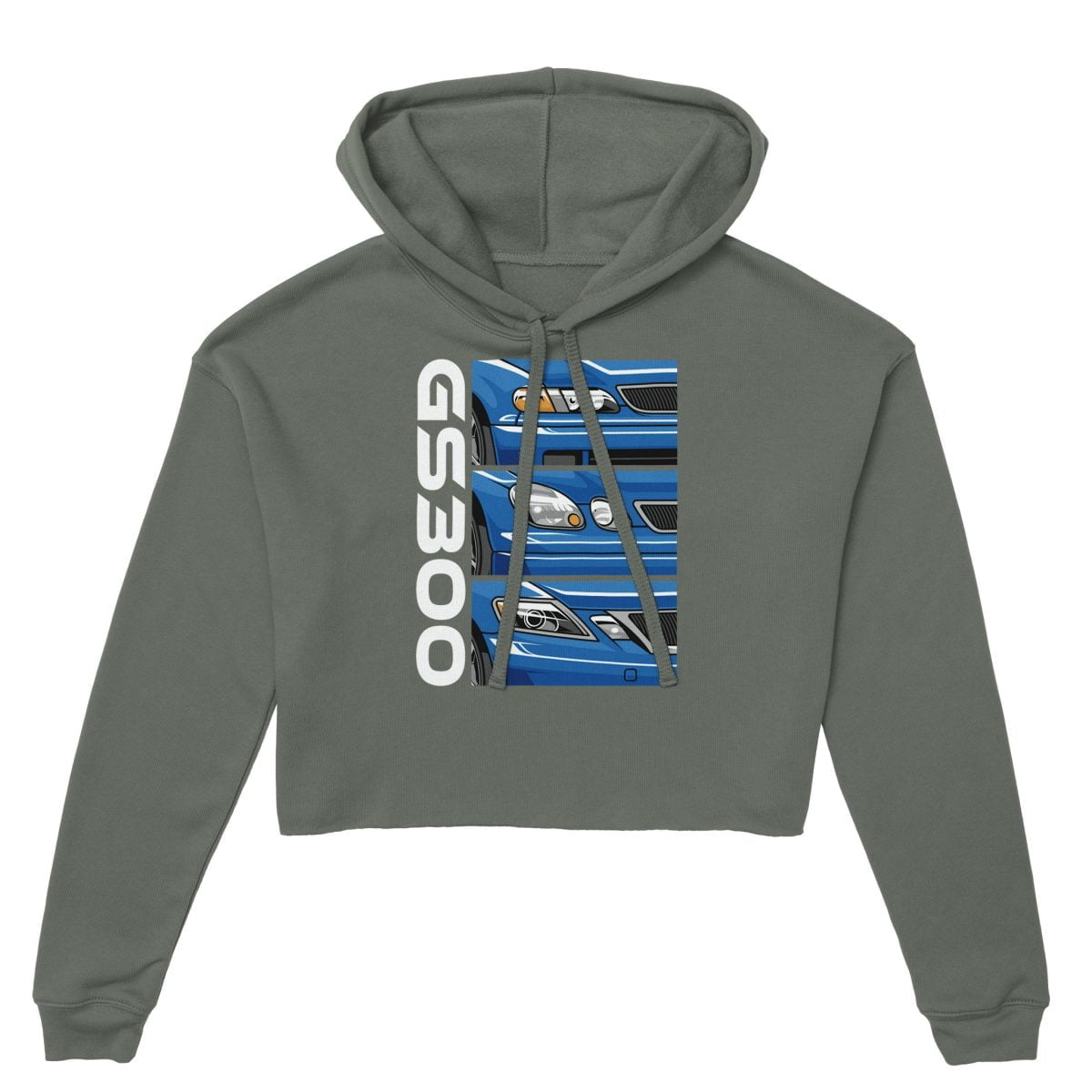 A Lexus GS300 JZS161 Generations Womens Cropped Hoodie with the word osso on it | StancedLife