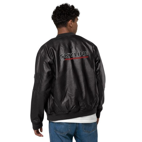 Nissan Skyline R34 Leather Bomber Jacket