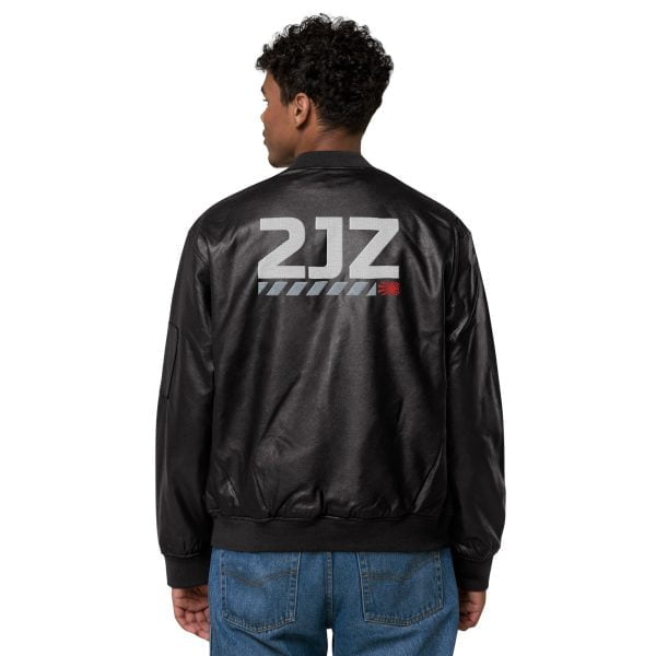StancedLife "2JZ" Leather Bomber Jacket