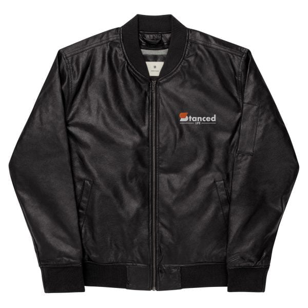 StancedLife "2JZ" Leather Bomber Jacket