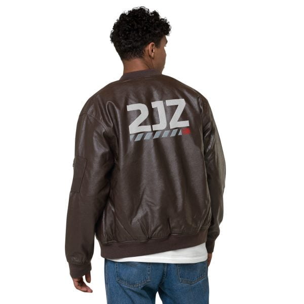 StancedLife "2JZ" Leather Bomber Jacket