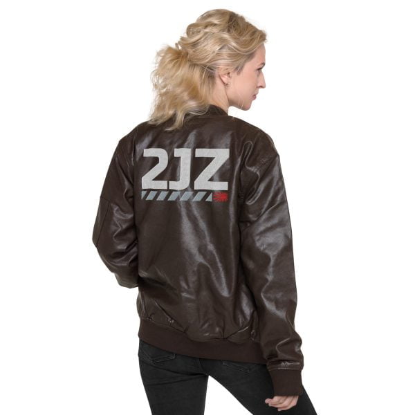 StancedLife "2JZ" Leather Bomber Jacket