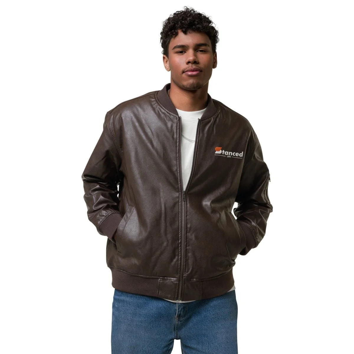 Nissan Skyline R34 Leather Bomber Jacket - Image 23