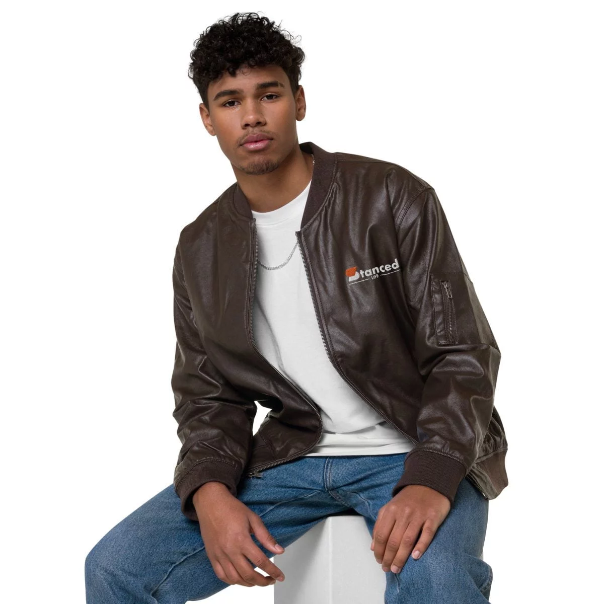 Nissan Skyline R34 Leather Bomber Jacket - Image 21