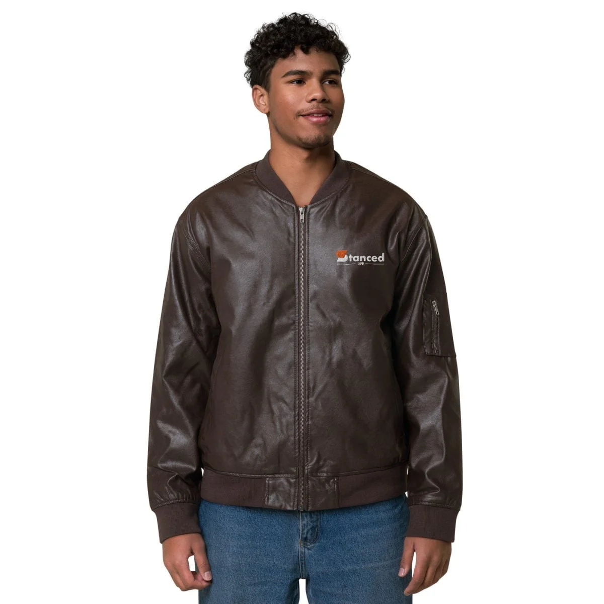 Nissan Skyline R34 Leather Bomber Jacket - Image 24