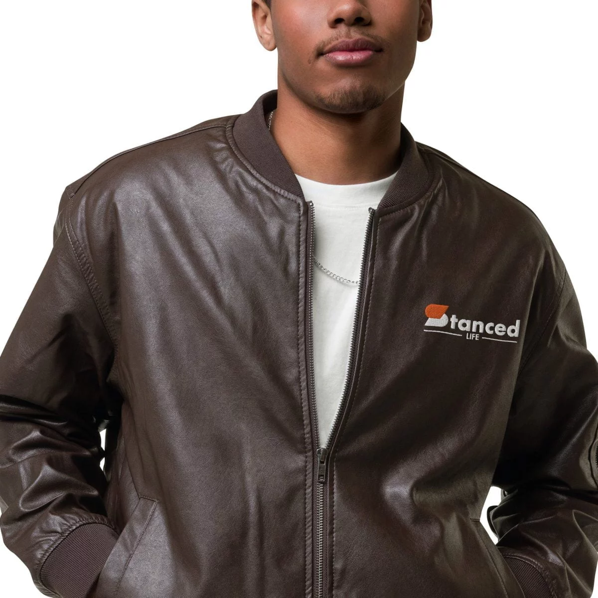 Nissan Skyline R34 Leather Bomber Jacket - Image 18