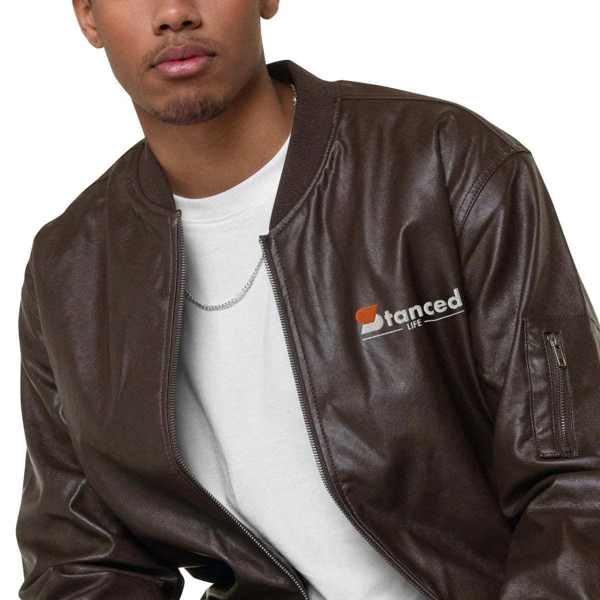 Nissan Skyline R34 Leather Bomber Jacket - Image 19