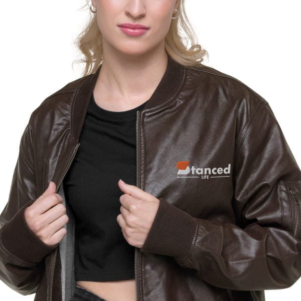 Nissan Skyline R34 Leather Bomber Jacket