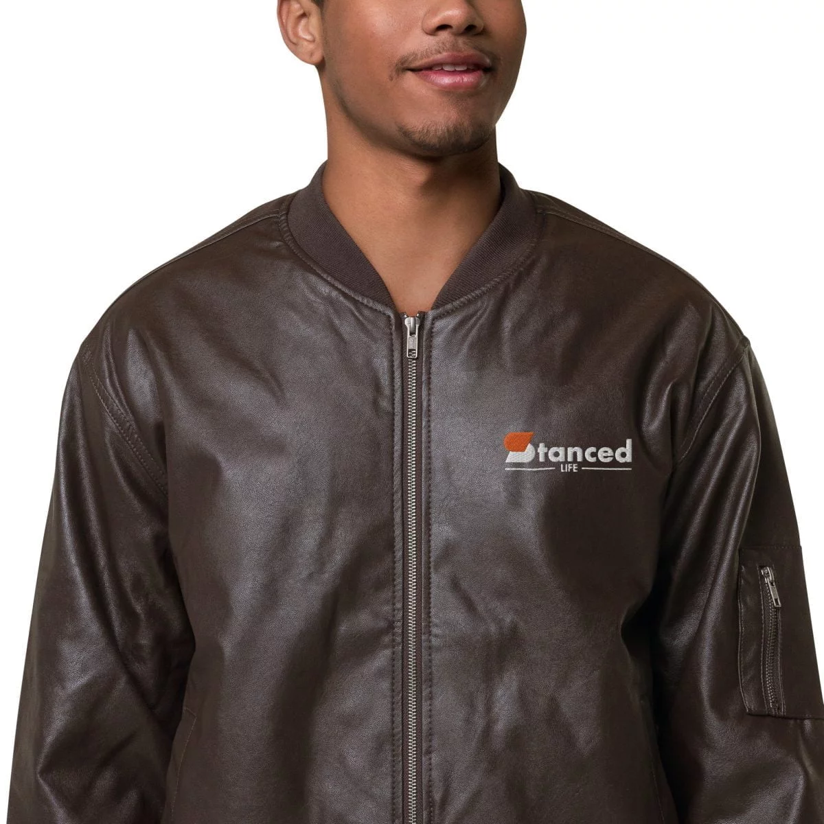 Nissan Skyline R34 Leather Bomber Jacket - Image 17