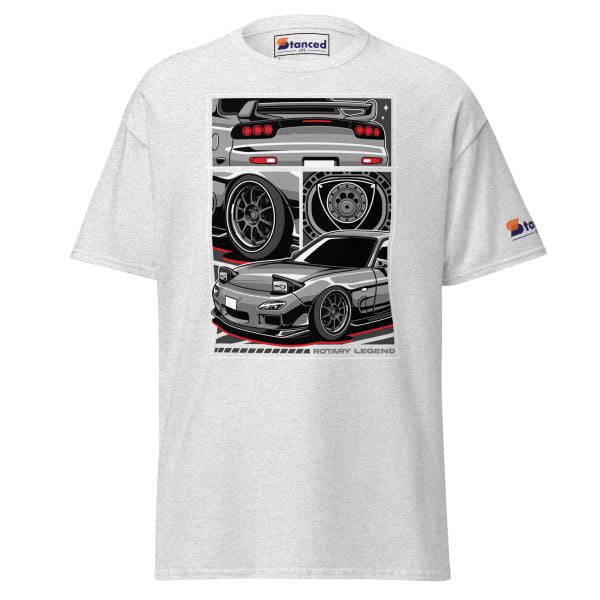 Mazda RX7 Car T-Shirt "Rotary Legend" - Men's