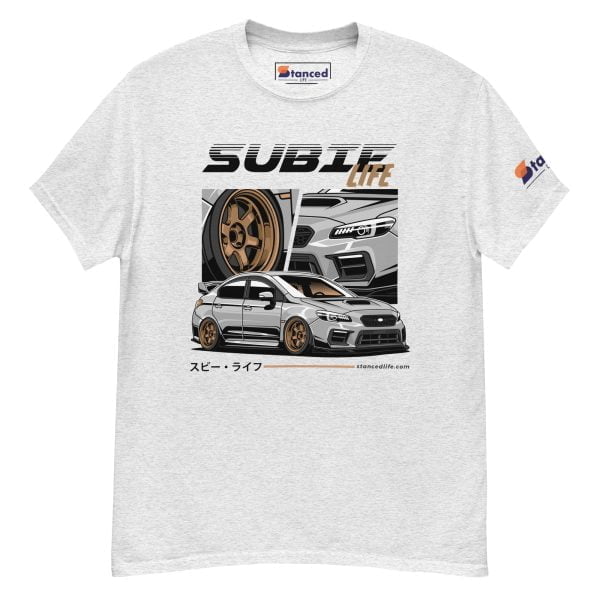 The perfect Subaru WRX STI "Subie Life" Men's Classic T-shirt featuring a classic image of a Subaru.