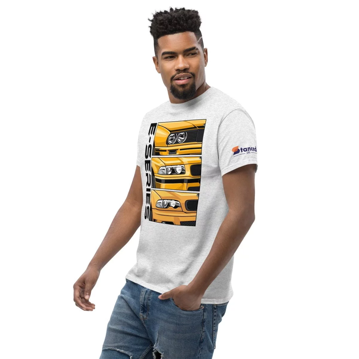 BMW 3 Series Generations Men's Car Graphic T-shirt - E30 - E36 - E46 - Image 21