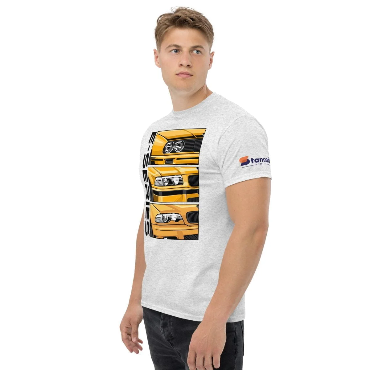 BMW 3 Series Generations Men's Car Graphic T-shirt - E30 - E36 - E46 - Image 23