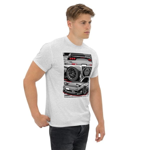 Mazda RX7 Car T-Shirt "Rotary Legend" - Men's