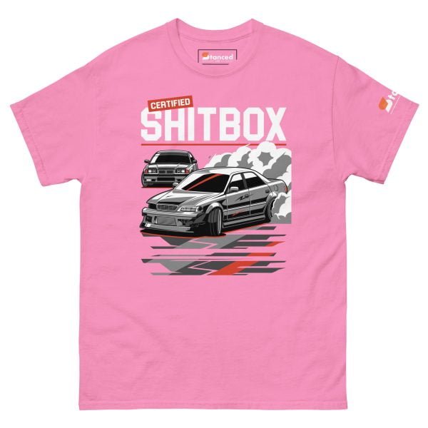 E36 BMW & JDM JZX100 Toyota Chaser Drifting Men's T-shirt "Certified Shitbox "
