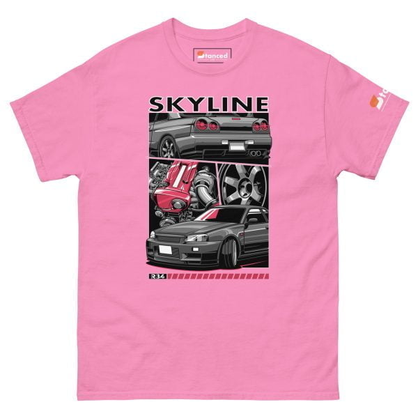 Nissan Skyline R34 GTR Men's Car Graphic T-shirt