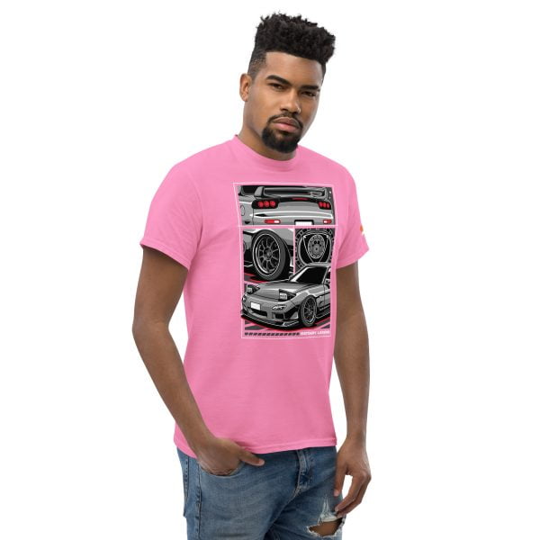 Mazda RX7 Car T-Shirt "Rotary Legend" - Men's