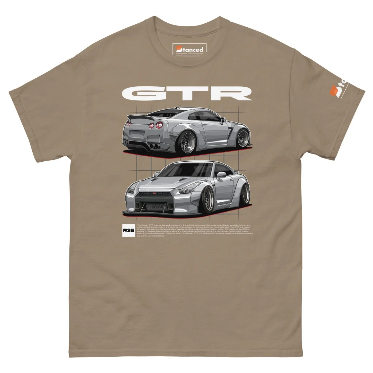 Nissan GTR R35 Men's Graphic T-shirt - Image 11