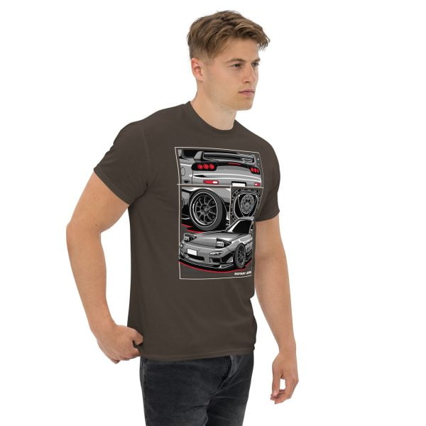Mazda RX7 Car T-Shirt "Rotary Legend" - Men's