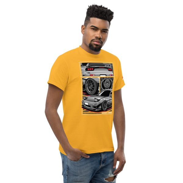 Mazda RX7 Car T-Shirt "Rotary Legend" - Men's