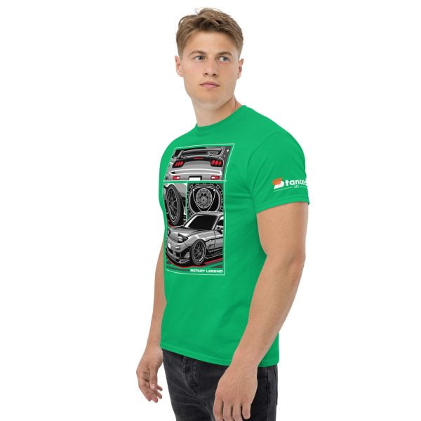 Mazda RX7 Car T-Shirt "Rotary Legend" - Men's