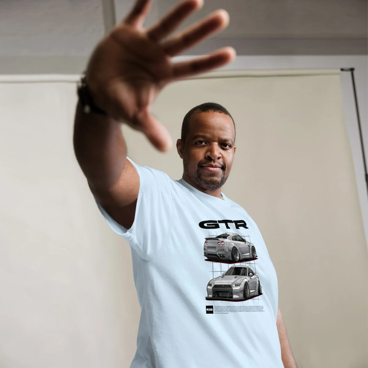 Nissan GTR R35 Men's Graphic T-shirt - Image 35
