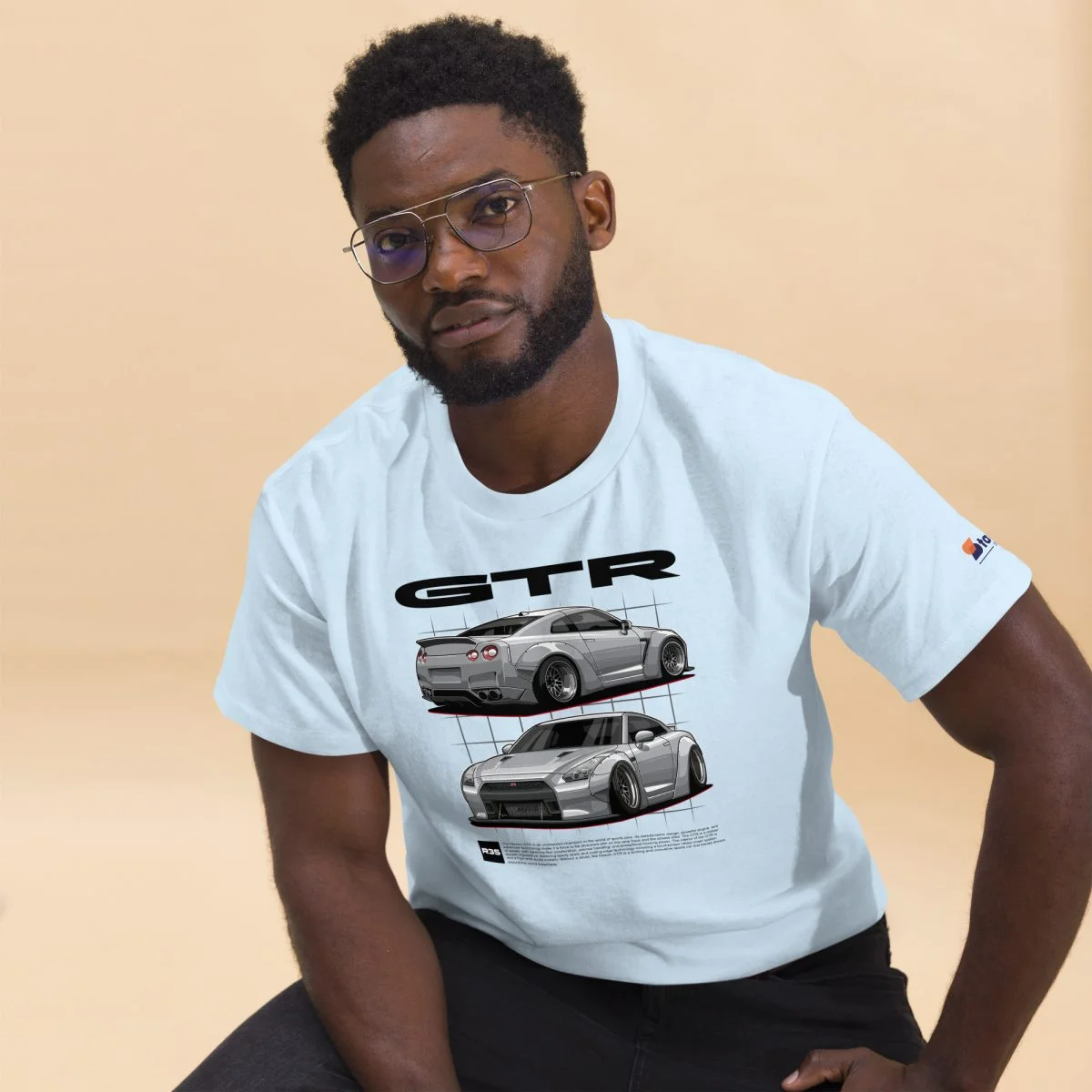 Nissan GTR R35 Men's Graphic T-shirt - Image 36