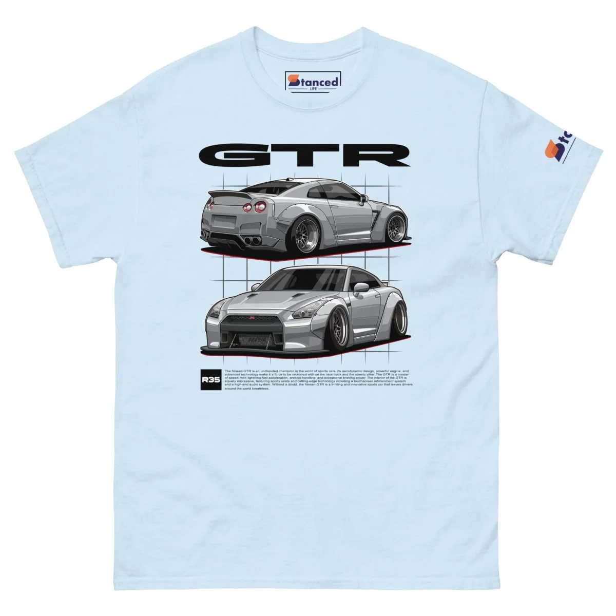 Nissan GTR R35 Men's Graphic T-shirt - Image 27