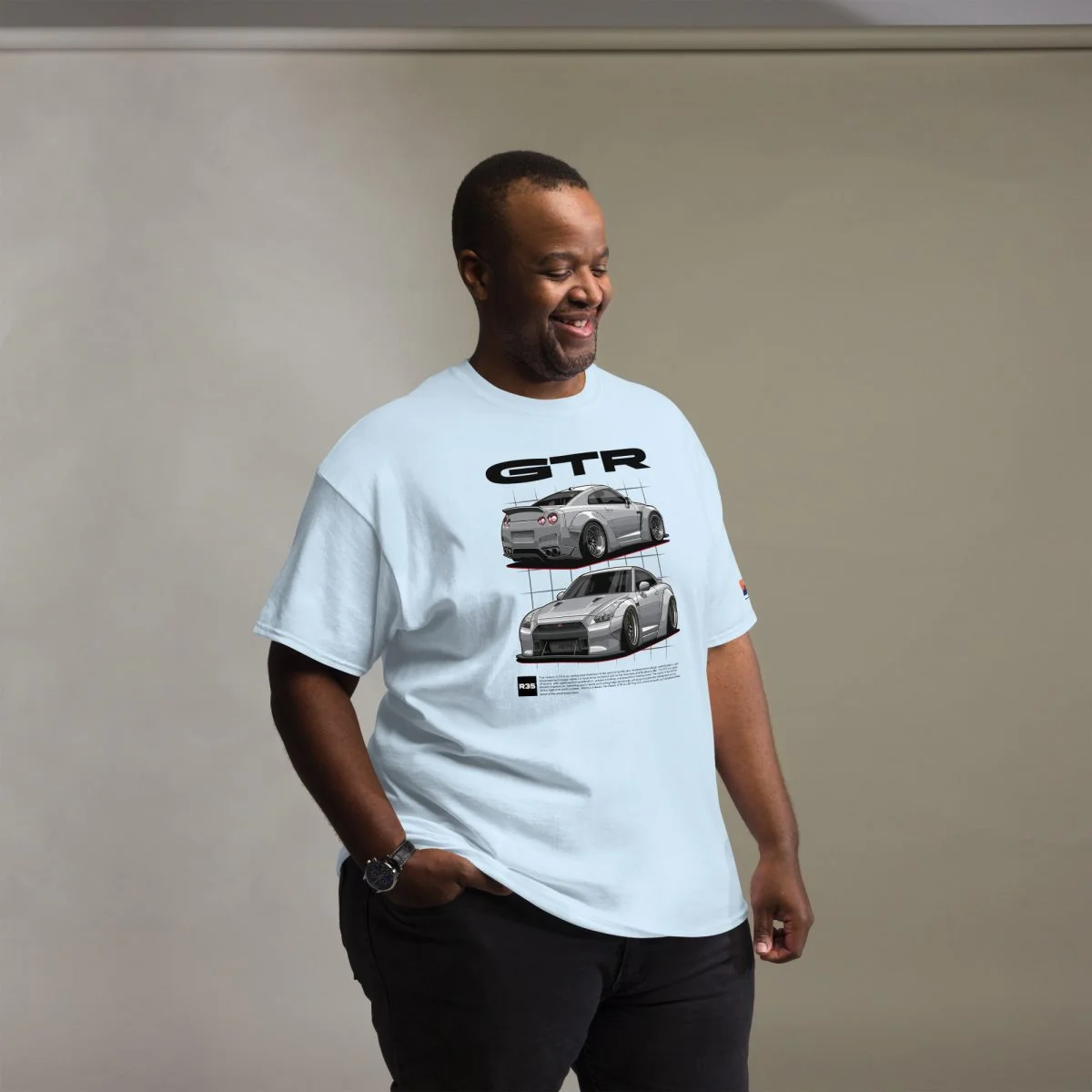 Nissan GTR R35 Men's Graphic T-shirt - Image 37